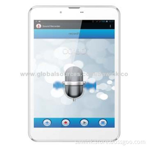 Dual-core Tablet PC with Android, 3G Call, MTK8312 Cortex A7, 1.3GHz/2 x SIM Cards/GPS/Bluetooth/FM